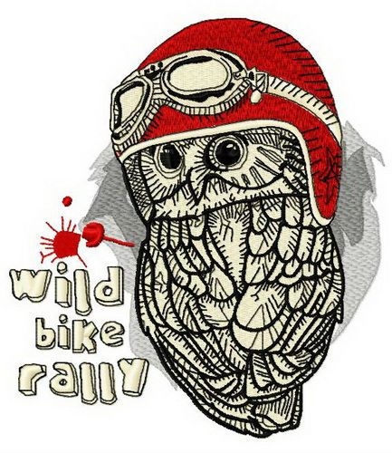 Wild bike rally 2 machine embroidery design