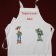 Woody and Buzz embroidered on apron
