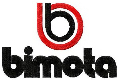 Bimota machine embroidery design