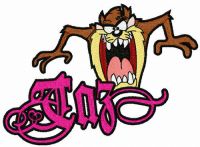 Taz embroidery design