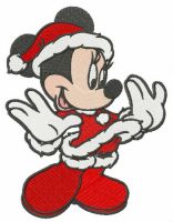 Adorable Santa's helper embroidery design