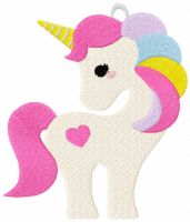 Unicorn toy free embroidery design