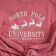 Shirt with North Pole university embroidery design