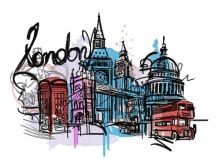 London 6 embroidery design