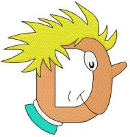 Dr. Seuss alphabet letter D embroidery design