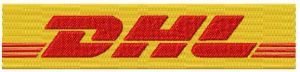 DHL embroidery design