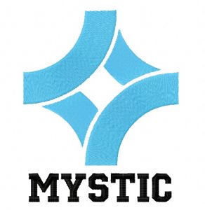 Team Mystic logo embroidery design