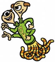 Terri and Terry embroidery design