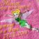 Towel with Flying tinkerbell embroidery design