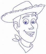 Cowboy from Toy Story embroidery design