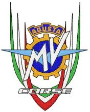 MV Agusta Corse logo embroidery design
