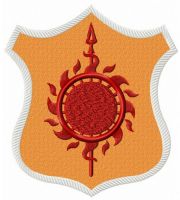 Martell shield from Game of Thrones embroidery design