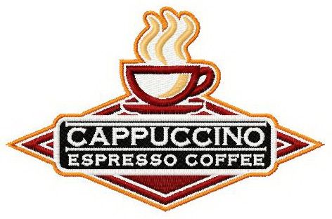 Cappuccino 2 machine embroidery design