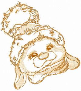 Lop-eared bunny 2 embroidery design