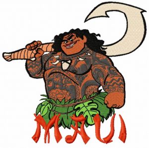 Maui 3 embroidery design
