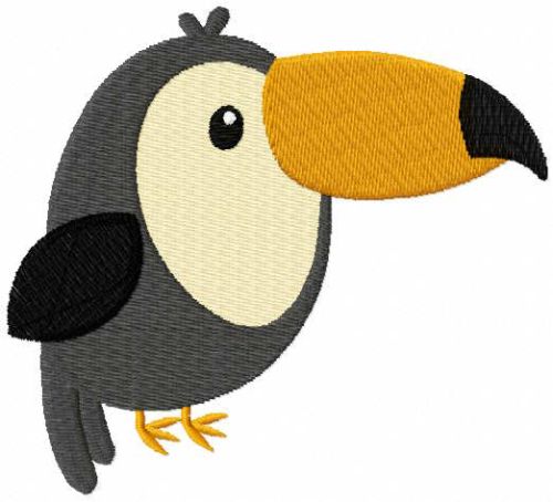 Toucan free embroidery design