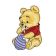 Baby Pooh eat honey