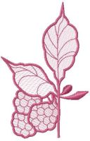 Blend berries embroidery design