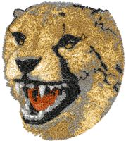 Cheetah color free photo stitch machine embroidery design