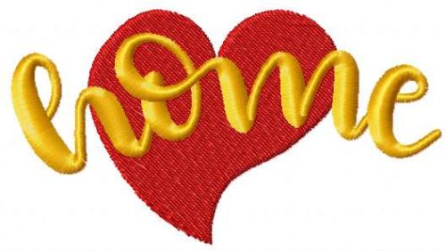 Love home free embroidery design