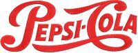 Pepsi cola vinatge logo embroidery design