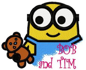 Bob and Tim 2 embroidery design