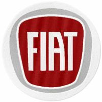Fiat logo embroidery design