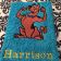 Bath towel with embroidered Scooby Doo