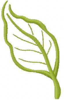 leaf free machine embroidery design 14