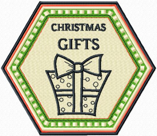 Christmas Gifts machine embroidery design