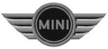 Auto mini logo embroidery design