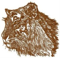 Bengal tiger 2 embroidery design