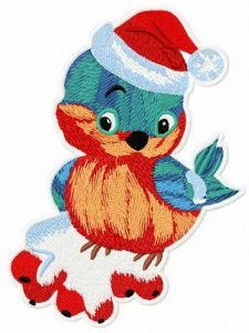 Resting on rowan embroidery design