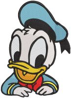 Donald duck baby embroidery design