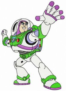 Incredible Buzz embroidery design