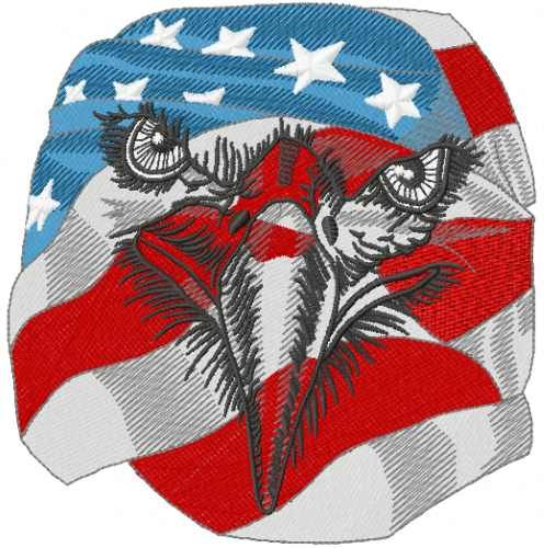 American Eagle embroidery design 6