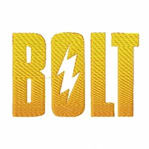 BOLT logo 1 machine embroidery design