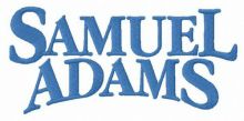 Samuel Adams alternative logo embroidery design