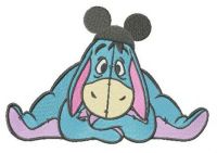 Funny Eeyore embroidery design