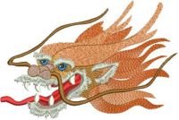 Chinese Dragon embroidery design