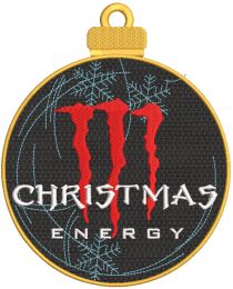 Christmas Energy Christmas ball embroidery design