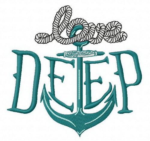 Love deep like ocean 2 machine embroidery design