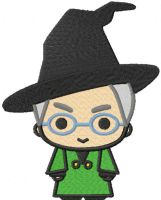 Professor McGonagall embroidery design
