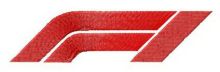 F1 logo embroidery design