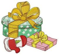Gifts prepared embroidery design