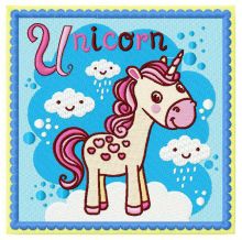 Unicorn 3 embroidery design