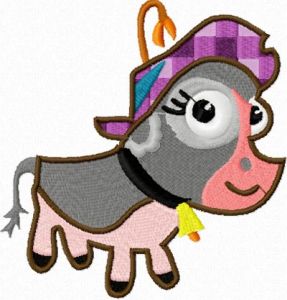 Mrs. Coloway embroidery design