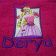 Barbie design on towel embroidered