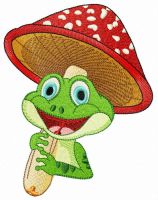 I'm afraid of the rain embroidery design