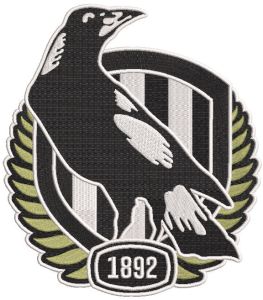 AFL Collingwood Logo embroidery design
